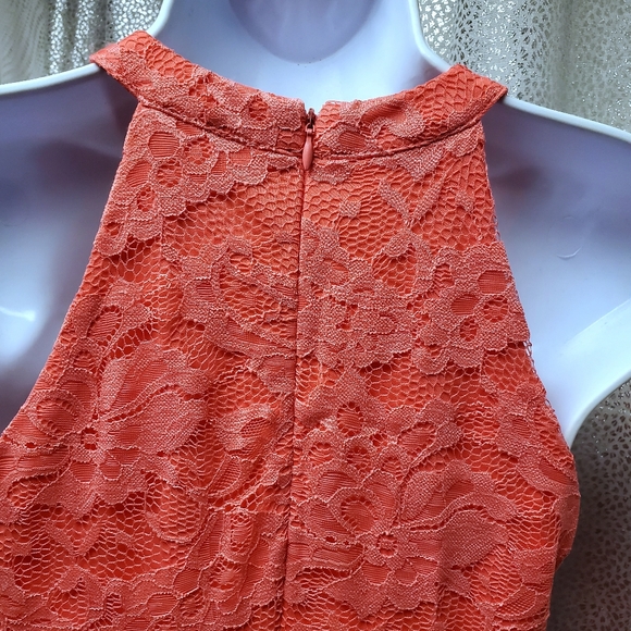 Lace Floral High-Low Dress - Picture 16 of 17